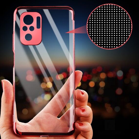 Clear Color Case Gel TPU Electroplating frame Cover for Xiaomi Redmi Note 10 5G / Poco M3 Pro black | Techbox