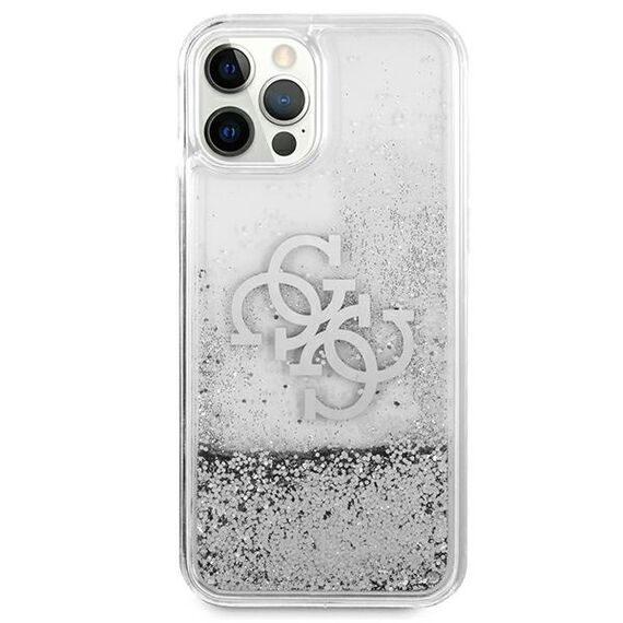 Guess GUHCP12LLG4GSI iPhone 12 Pro Max 6,7" srebrny/silver hardcase 4G Big Liquid Glitter - Apple Cases - Cases - Techbox