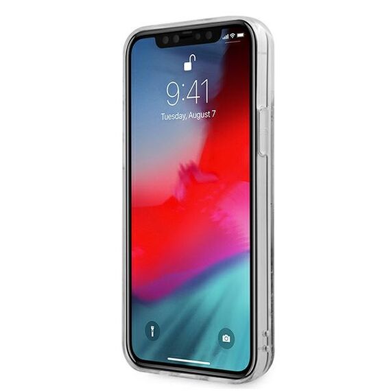 Guess GUHCP12LLG4GSI iPhone 12 Pro Max 6,7" srebrny/silver hardcase 4G Big Liquid Glitter - Apple Cases - Cases - Techbox