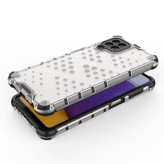 Honeycomb Case armor cover with TPU Bumper for Samsung Galaxy A22 4G black | Techbox
