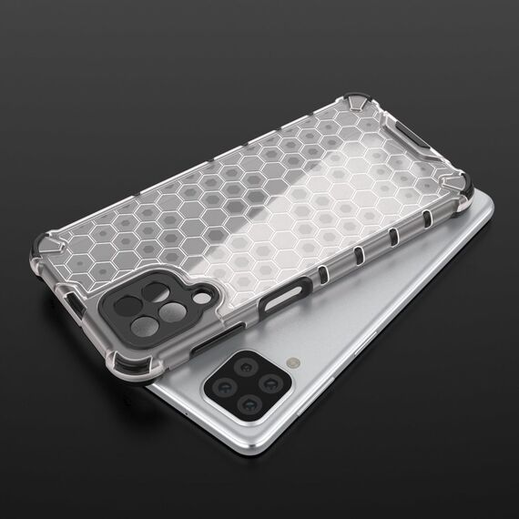 Honeycomb Case armor cover with TPU Bumper for Samsung Galaxy A22 4G transparent - Samsung Cases - Cases - Techbox
