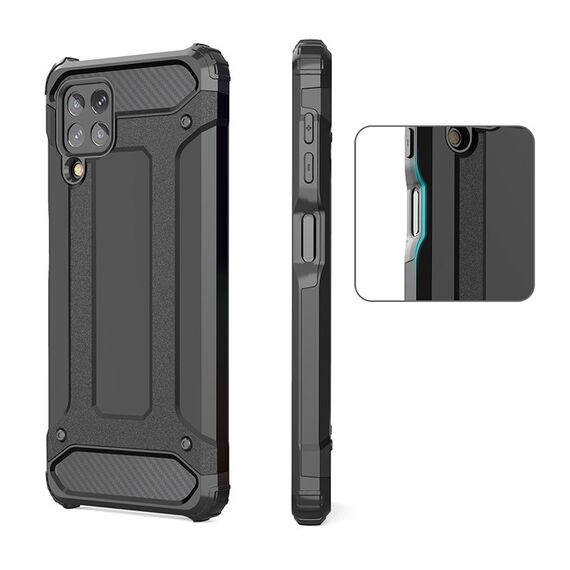 Hybrid Armor Case Tough Rugged Cover for Samsung Galaxy A22 4G golden | Techbox