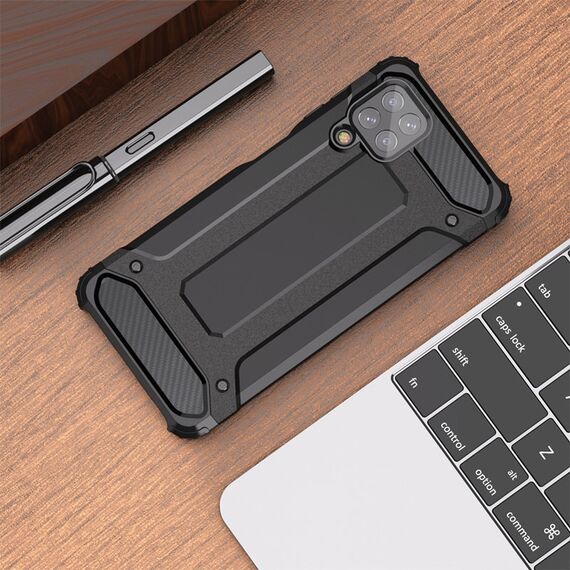 Hybrid Armor Case Tough Rugged Cover for Samsung Galaxy A22 4G golden | Techbox