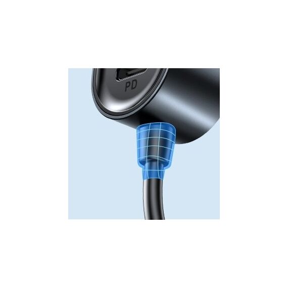 Joyroom car charger 2xPD + 2xQC3.0 72W 1.5m black (JR-CL05) | Techbox