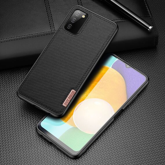 Dux Ducis Fino case covered with nylon material for Samsung Galaxy A03s black | Techbox