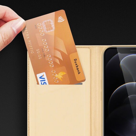 Dux Ducis Skin Pro Bookcase type case for iPhone 13 Pro Max golden | Techbox
