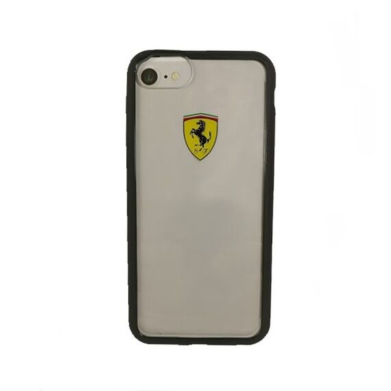 Ferrari Hardcase FEHCRFP7BK iPhone 7/8 /SE 2020 / SE 2022 transparent/black | Techbox