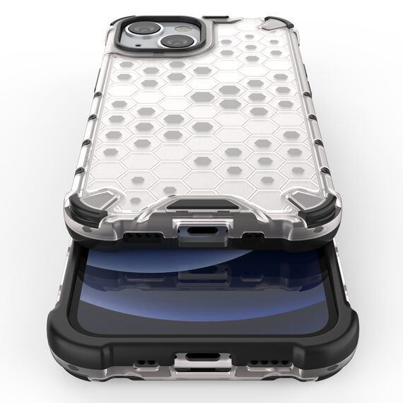 Honeycomb Case armor cover with TPU Bumper for iPhone 13 mini blue | Techbox
