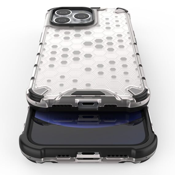 Honeycomb Case armor cover with TPU Bumper for iPhone 13 Pro blue | Techbox