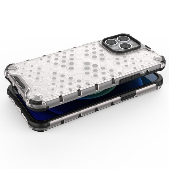 Honeycomb Case armor cover with TPU Bumper for iPhone 13 Pro Max red | Techbox