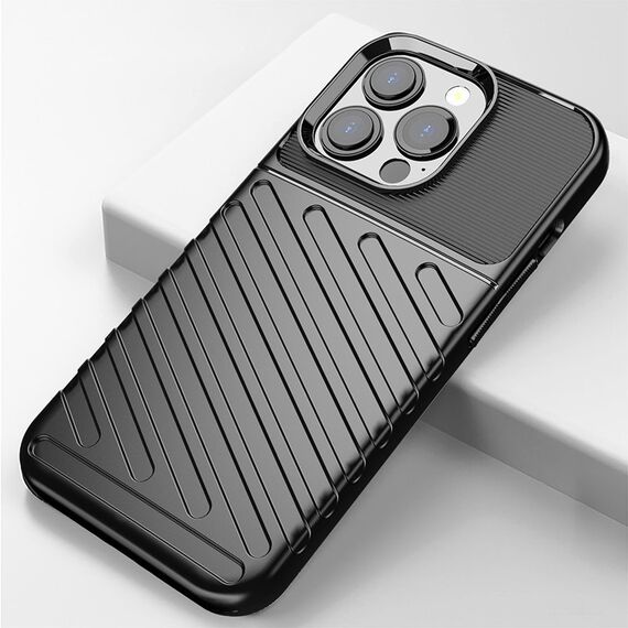 Thunder Case Flexible Tough Rugged Cover TPU Case for iPhone 13 Pro blue - Apple Cases - Cases - Techbox