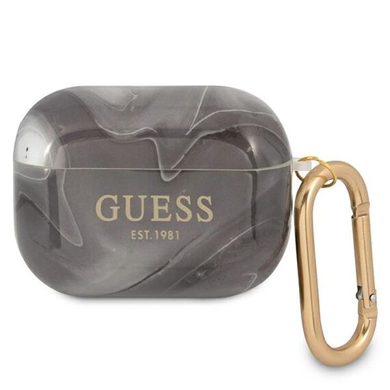 Guess GUAPUNMK AirPods Pro cover black / black Marble Collection - Smartphone Accessories - Cables & Accessories - Techbox