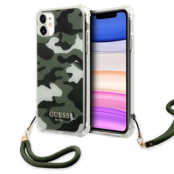 Guess GUHCN61KSARKA iPhone 11 6.1 "green / khaki hardcase Camo Collection - Apple Cases - Cases - Techbox