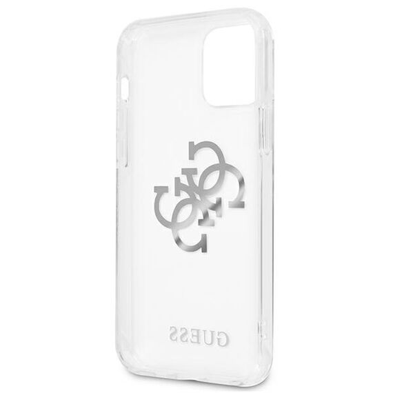 Guess GUHCP12LKS4GSI iPhone 12 Pro Max 6.7 "Transparent hardcase 4G Silver Charms Collection - Apple Cases - Cases - Techbox