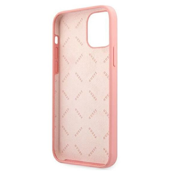 Guess GUHCP12LLSPEWPI iPhone 12 Pro Max 6.7" pink/pink hard case Peony Collection | Techbox