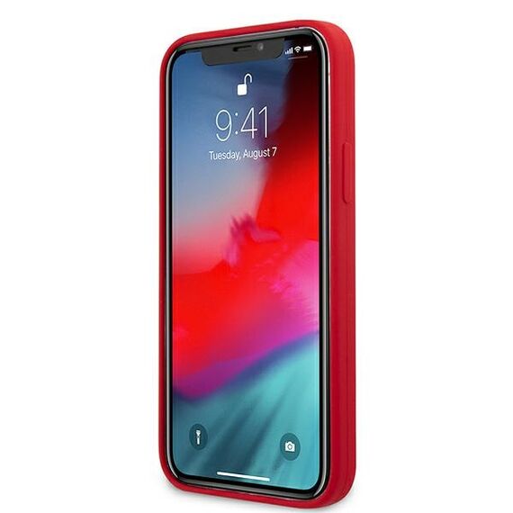 Guess GUHCP12LLSPEWRE iPhone 12 Pro Max 6.7" red/red hard case Peony Collection | Techbox