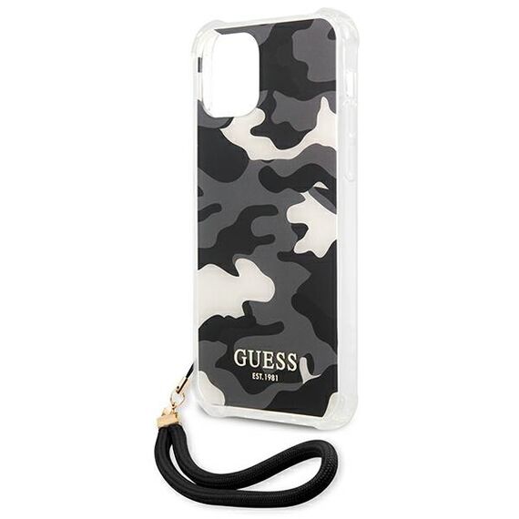 Guess GUHCP12MKSARBK iPhone 12/12 Pro 6.1 "black / black hardcase Camo Collection - Apple Cases - Cases - Techbox