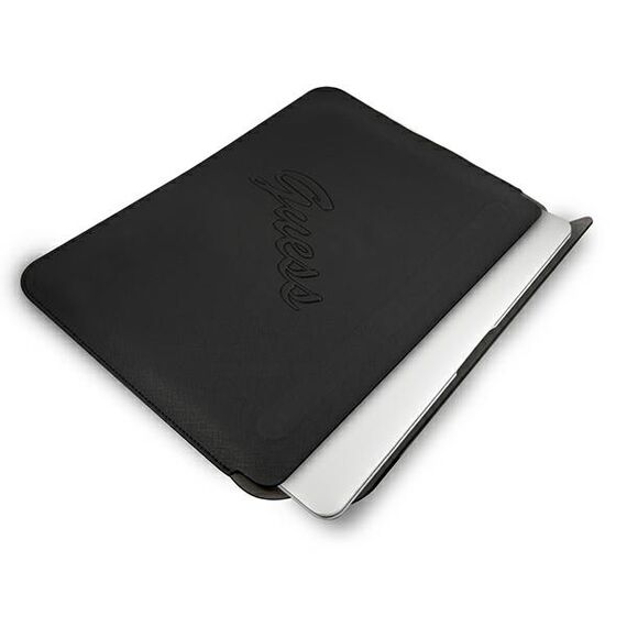 Guess Sleeve GUCS13PUSASBK 13" black /black Saffiano Script - Bags & Backpacks - Laptop Accessories - Techbox