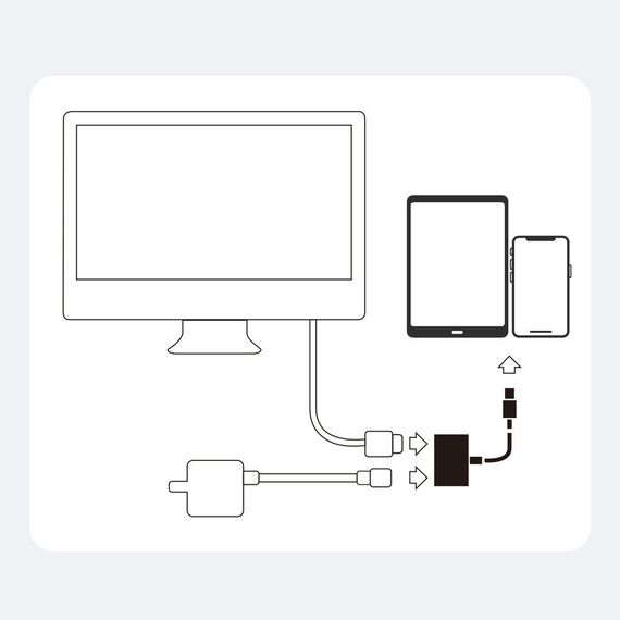 Joyroom adapter Lightning (male) to digital HDMI (female) + Lightning (female) FullHD 1080p 60Hz white (S-H141 white) adapter - Cables & Adapters - Cables & Accessories - Techbox