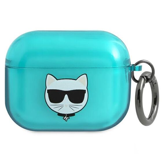 Karl Lagerfeld KLAPUCHFL AirPods Pro cover blue / blue Choupette - Smartphone Accessories - Cables & Accessories - Techbox
