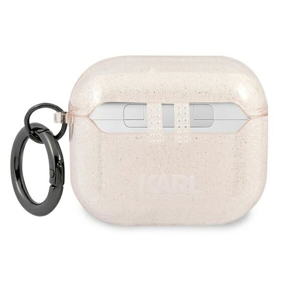 Karl Lagerfeld KLA3UCHGD AirPods 3 cover gold / gold Glitter Choupette - Smartphone Accessories - Cables & Accessories - Techbox