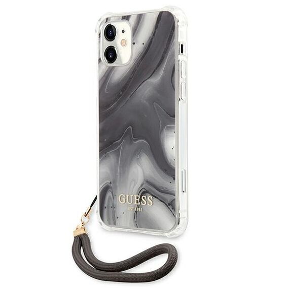 Guess GUHCP12SKSMAGR iPhone 12 mini 5,4 "gray / gray hardcase Marble Collection - Apple Cases - Cases - Techbox