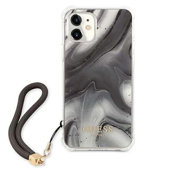 Guess GUHCP12SKSMAGR iPhone 12 mini 5,4 "gray / gray hardcase Marble Collection - Apple Cases - Cases - Techbox