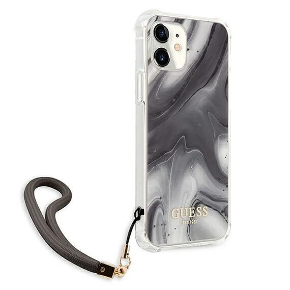 Guess GUHCP12SKSMAGR iPhone 12 mini 5,4 "gray / gray hardcase Marble Collection - Apple Cases - Cases - Techbox