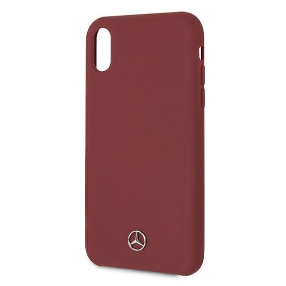 Mercedes MEHCI61SILRE iPhone Xr czerwony/red hardcase Silicone Line | Techbox