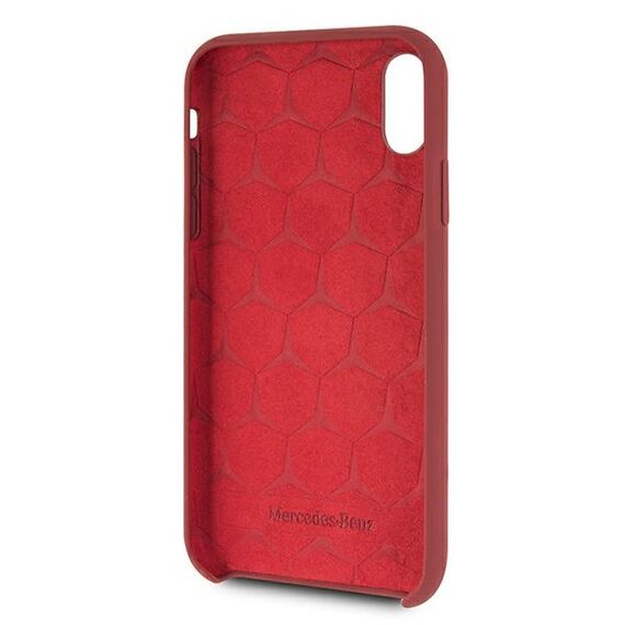Mercedes MEHCI61SILRE iPhone Xr czerwony/red hardcase Silicone Line | Techbox