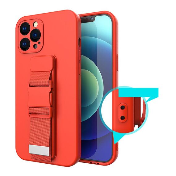Rope case gel TPU airbag case cover with lanyard for Samsung Galaxy A32 5G pink - Samsung Cases - Cases - Techbox