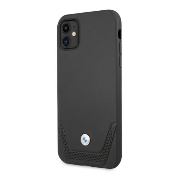 Etui BMW BMHCN61RSWPK iPhone 11 6,1" / Xr czarny/black hardcase Leather Perforate | Techbox
