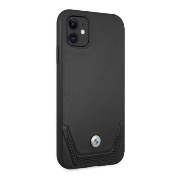 Etui BMW BMHCN61RSWPK iPhone 11 6,1" / Xr czarny/black hardcase Leather Perforate | Techbox