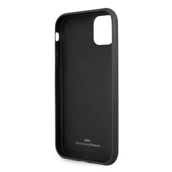 Etui BMW BMHCN61RSWPK iPhone 11 6,1" / Xr czarny/black hardcase Leather Perforate | Techbox