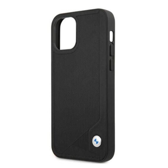 Etui BMW BMHCP12LRCDPK iPhone 12 Pro Max 6,7" czarny/black hardcase Leather Deboss - Apple Cases - Cases - Techbox