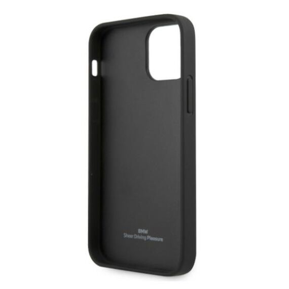 Etui BMW BMHCP12LRCDPK iPhone 12 Pro Max 6,7" czarny/black hardcase Leather Deboss - Apple Cases - Cases - Techbox