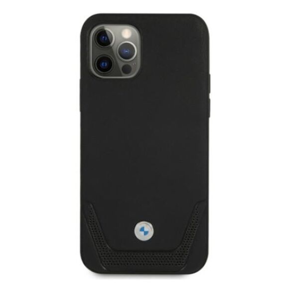 Etui BMW BMHCP12MRSWPK iPhone 12/12 Pro 6,1" czarny/black hardcase Leather Perforate - Apple Cases - Cases - Techbox