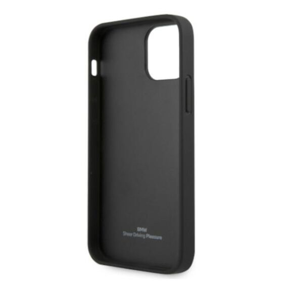 Etui BMW BMHCP12MRSWPK iPhone 12/12 Pro 6,1" czarny/black hardcase Leather Perforate - Apple Cases - Cases - Techbox
