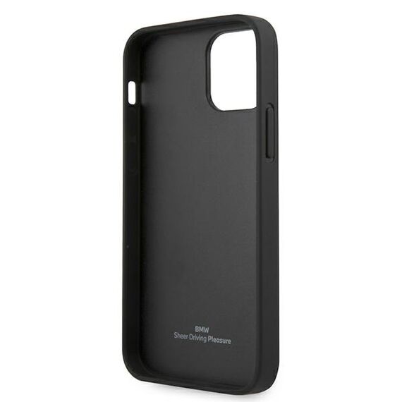 Etui BMW BMHCP12SRCDPK iPhone 12 mini 5,4" czarny/black hardcase Leather Deboss - Apple Cases - Cases - Techbox