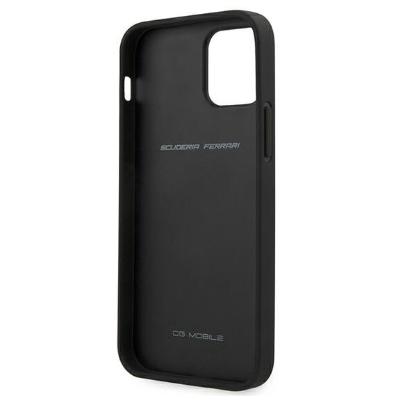 Ferrari FESAXHCP12LRE iPhone 12 Pro Max 6.7" red/red hardcase On Track Carbon Stripe | Techbox