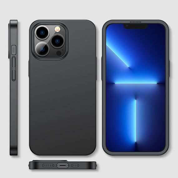 Joyroom 360 Full Case front and back cover for iPhone 13 Pro Max + tempered glass screen protector black (JR-BP928 black) - Apple Cases - Cases - Techbox