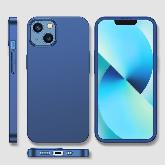Joyroom 360 Full Case front and back cover for iPhone 13 + tempered glass screen protector blue (JR-BP927 blue) - Apple Cases - Cases - Techbox