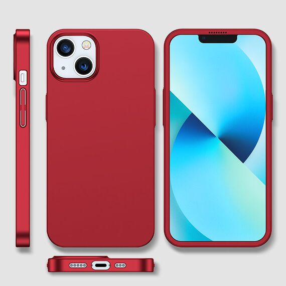 Joyroom 360 Full Case front and back cover for iPhone 13 + tempered glass screen protector red (JR-BP927 red) | Techbox
