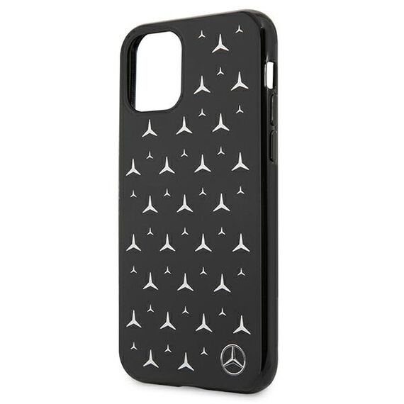 Mercedes MEHCN61ESPBK iPhone 11 6,1" / Xr czarny/black hardcase Silver Stars Pattern | Techbox