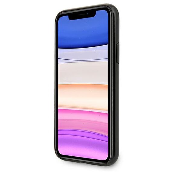 Mercedes MEHCN61ESPBK iPhone 11 6,1" / Xr czarny/black hardcase Silver Stars Pattern | Techbox