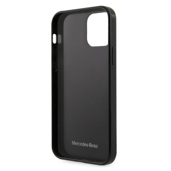 Mercedes MEHCP12LESPBK iPhone 12 Pro Max 6,7" czarny/black hardcase Silver Stars Pattern | Techbox