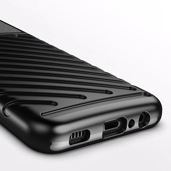 Thunder Case Flexible Tough Rugged Cover TPU Case for Samsung Galaxy A03s black - Samsung Cases - Cases - Techbox