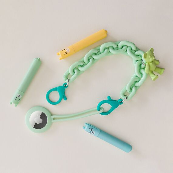 Color Chain (rope) colorful chain phone holder pendant for backpack wallet yellow - Smartphone Accessories - Cables & Accessories - Techbox