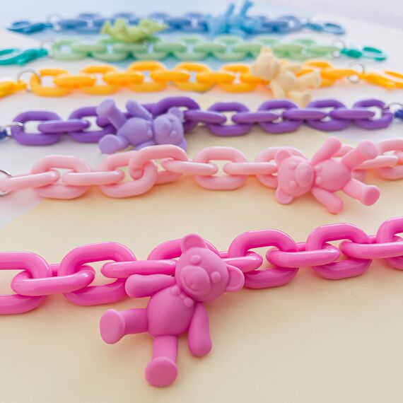 Color Chain (rope) colorful chain phone holder pendant for backpack wallet yellow - Smartphone Accessories - Cables & Accessories - Techbox