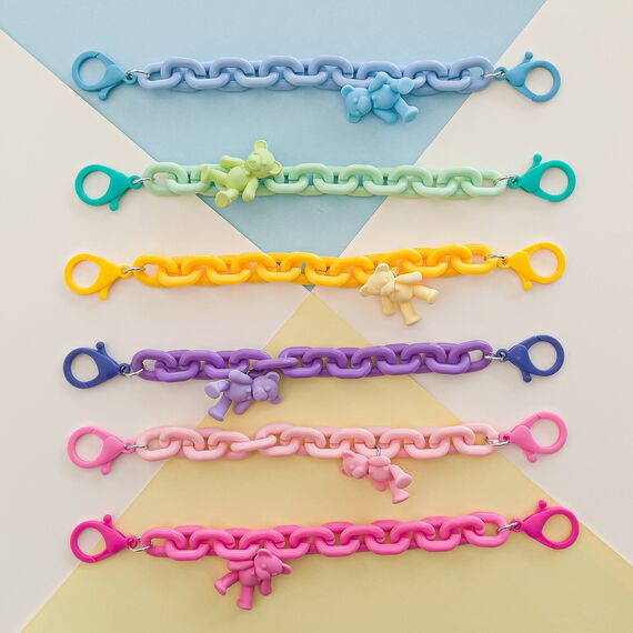 Color Chain (rope) colorful chain phone holder pendant for backpack wallet yellow - Smartphone Accessories - Cables & Accessories - Techbox
